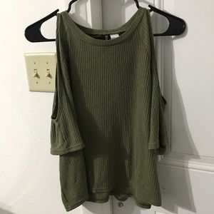 Cut-out Shoulder Top